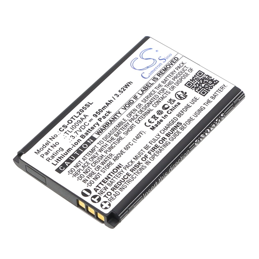 Compatible battery replacement for Alcatel TLI009AA
