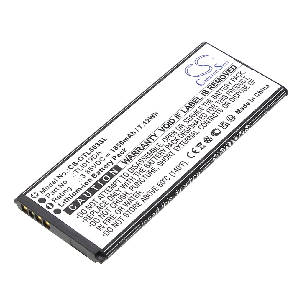 Compatible battery replacement for Alcatel TLI019DA