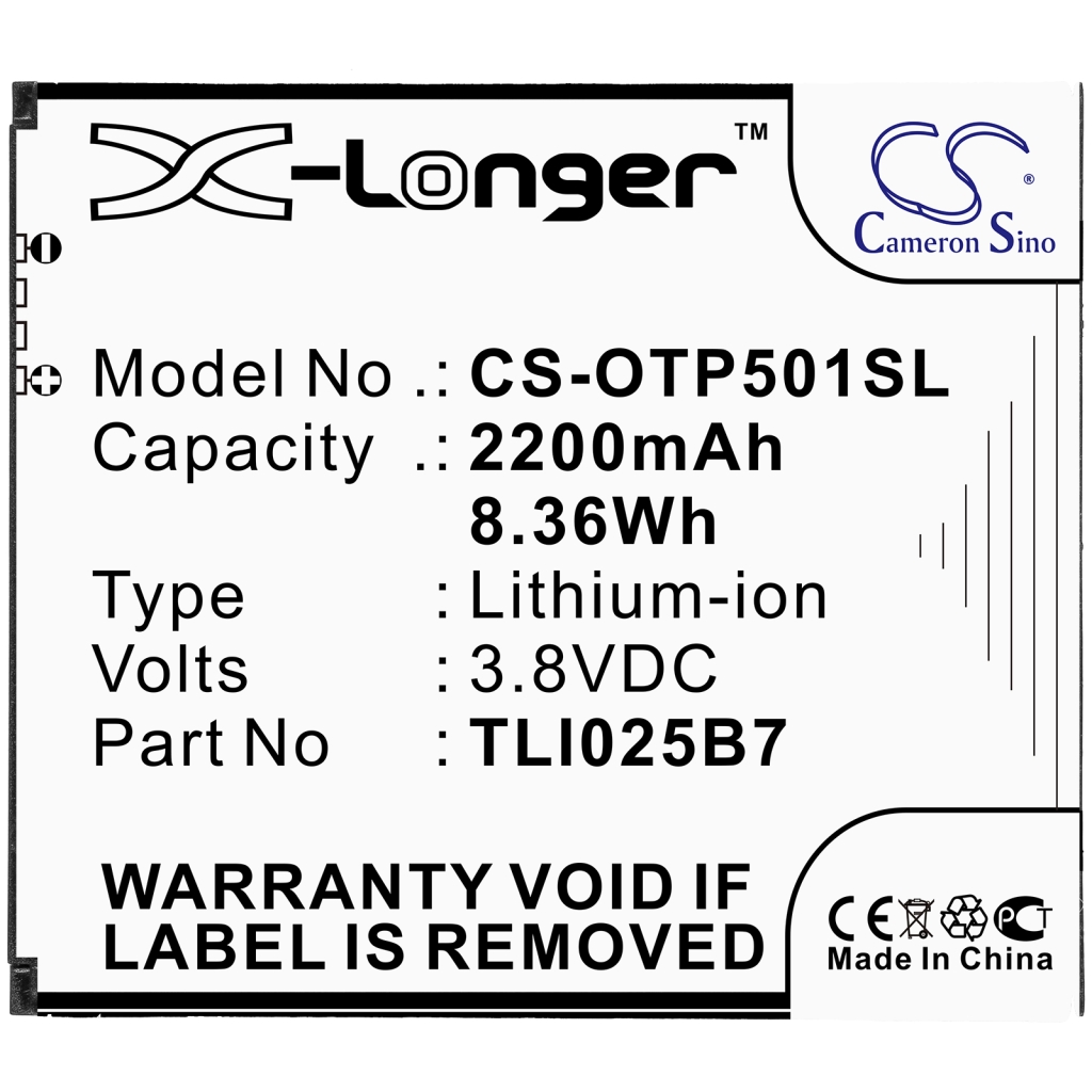 Baterie telefon mobil Alcatel 5011A (CS-OTP501SL)