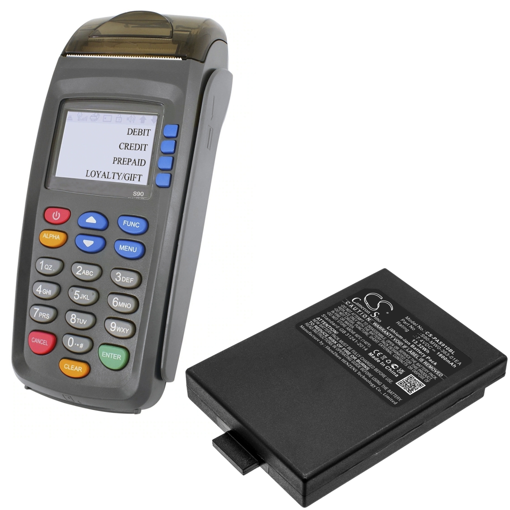 Baterie terminal de plată Pax CS-PAS910BL