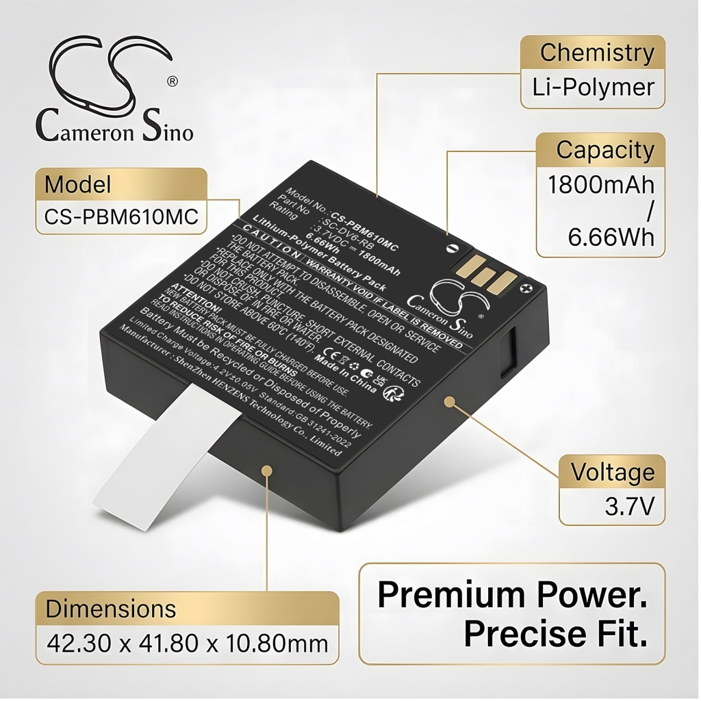 Baterie compatibil cu Patroleyes CS-PBM610MC