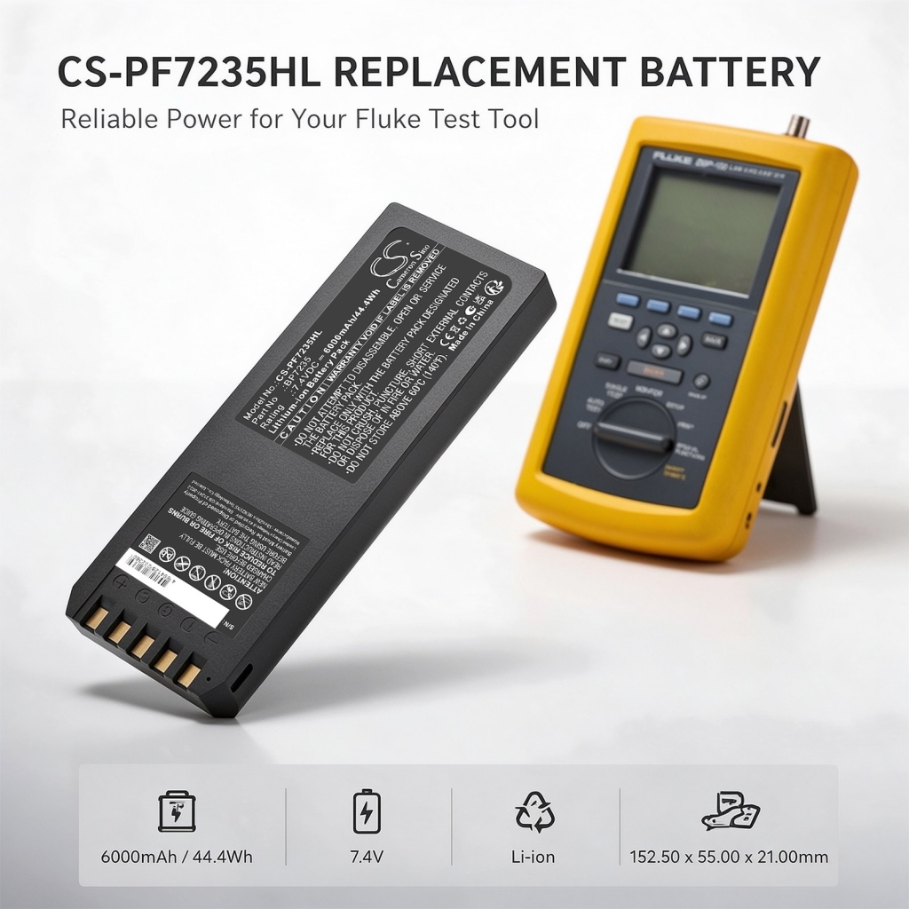 Baterii compatibil cu Fluke Impulse 6000D 7000DP CS-PF7235HL