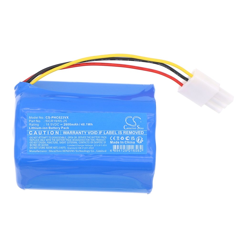 Înlocuire compatibilă pentru bateria Philips 5ICR19/65-25