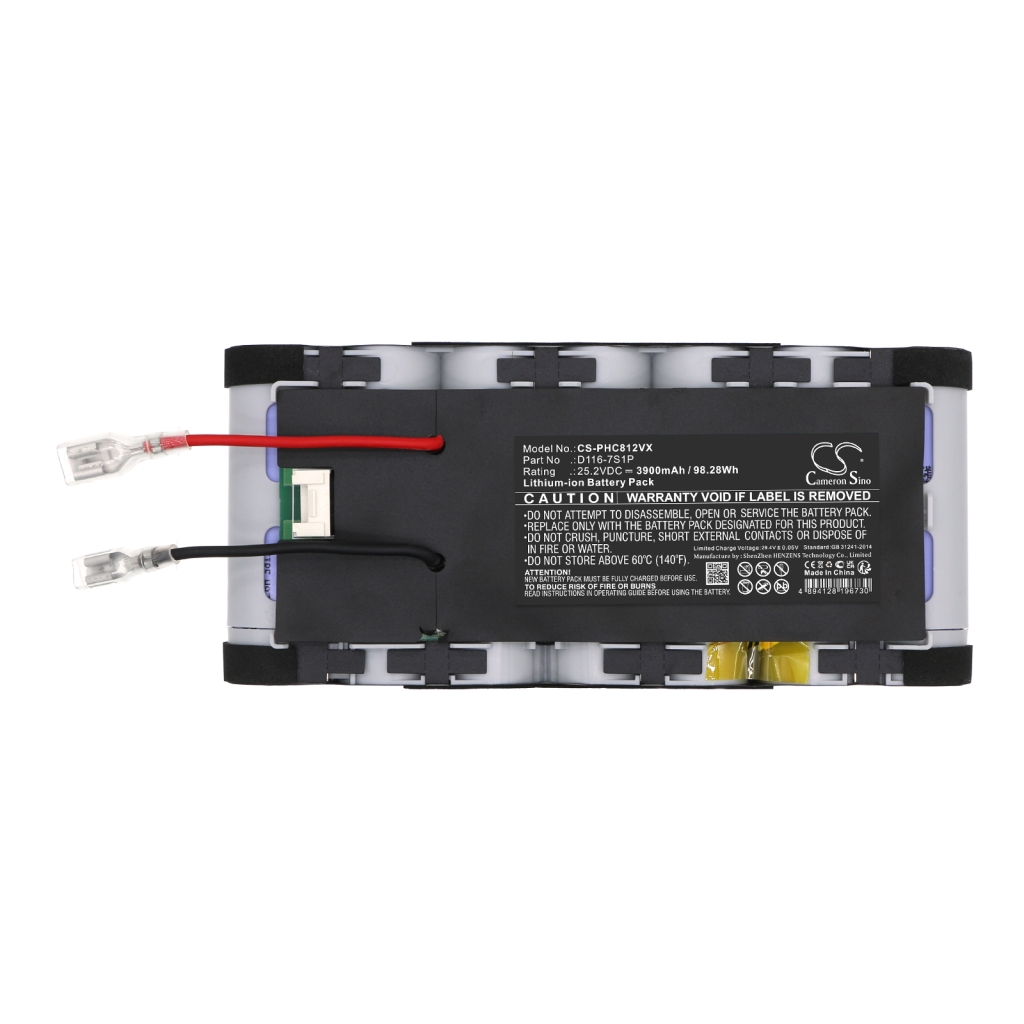 Înlocuire compatibilă pentru bateria Philips D116-7S1P