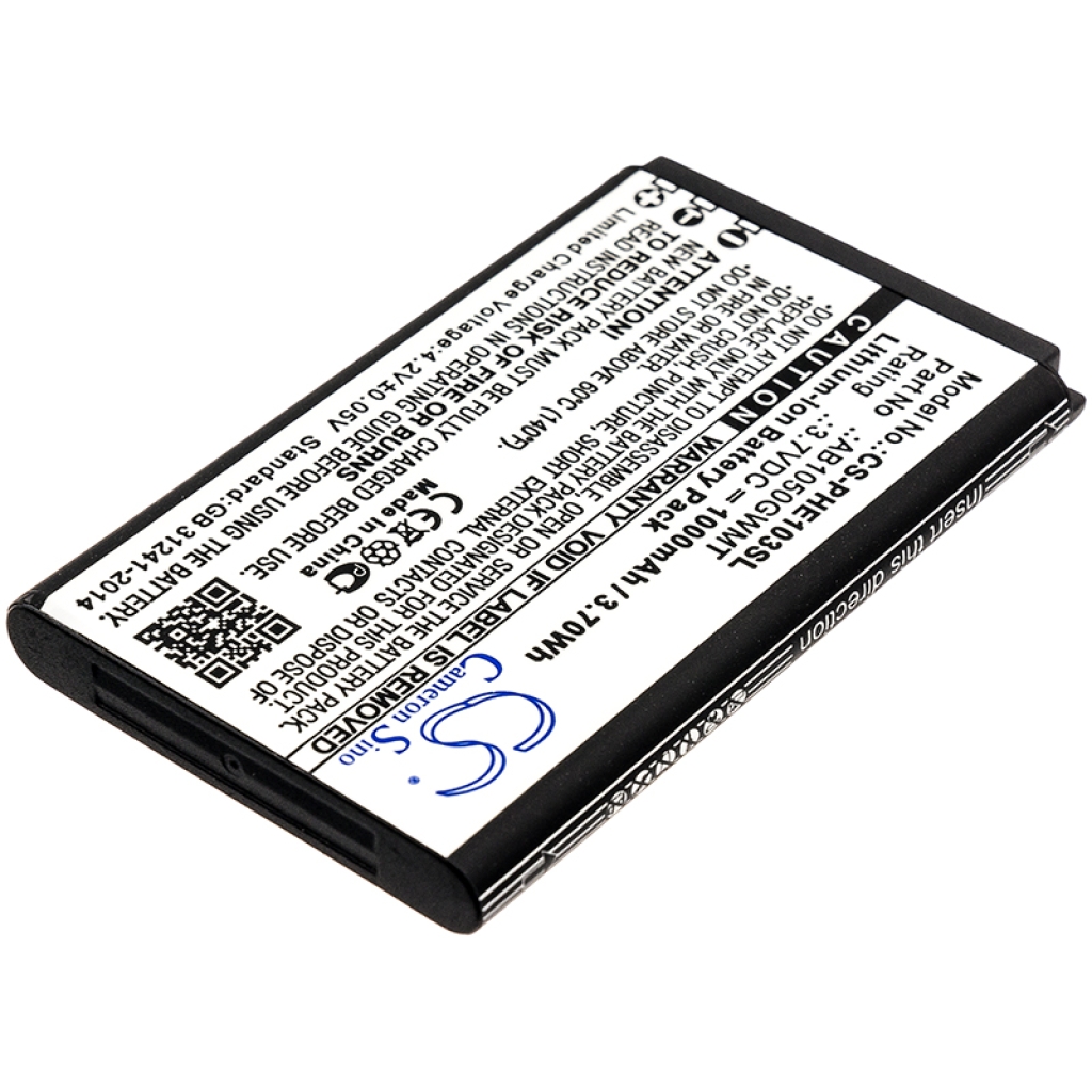 Baterie telefon mobil Philips Xenium E106 (CS-PHE103SL)