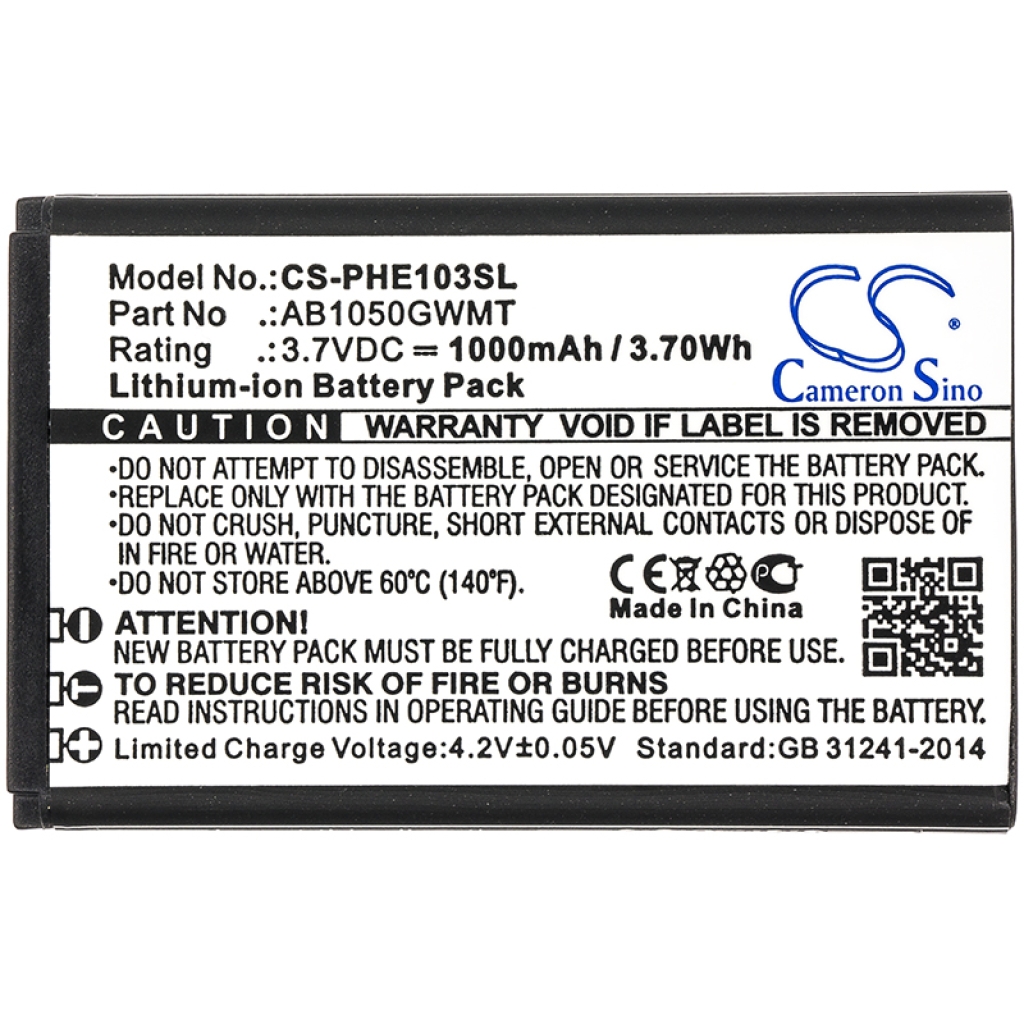 Baterie telefon mobil Philips Xenium E106 (CS-PHE103SL)