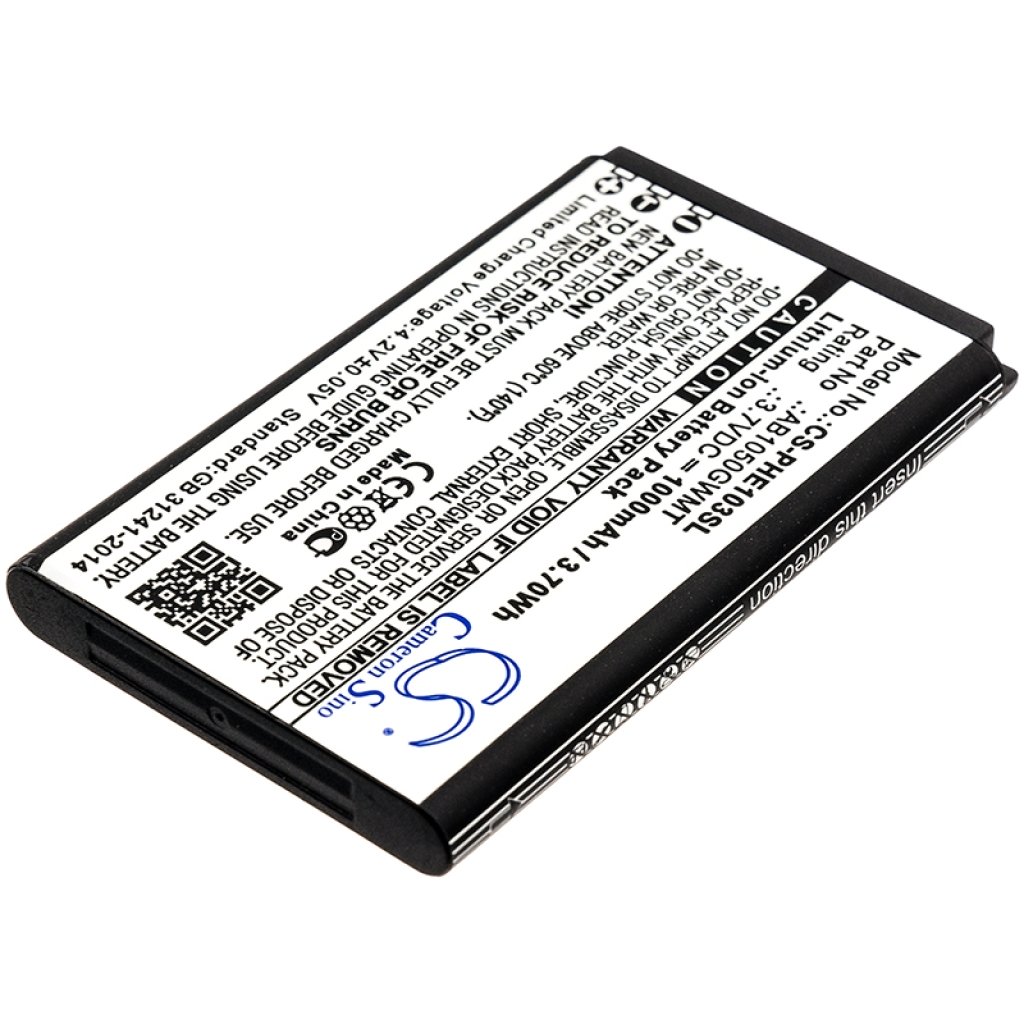 Înlocuire compatibilă pentru bateria Philips AB1050GWMT