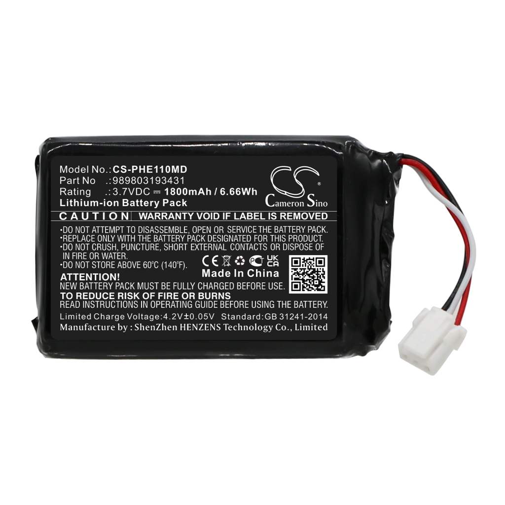 Înlocuire compatibilă pentru bateria Philips 989803193431