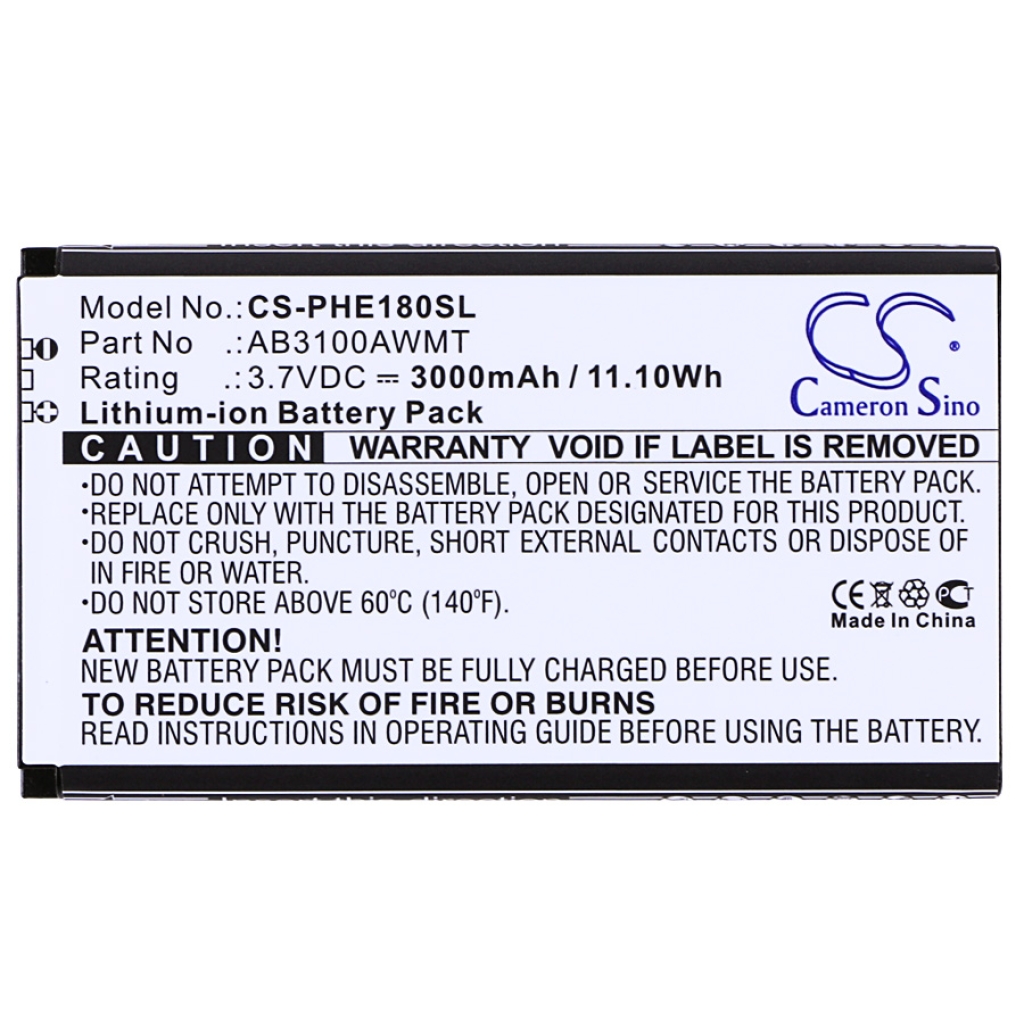 Înlocuire compatibilă pentru bateria Philips AB3100AWMC,AB3100AWMT
