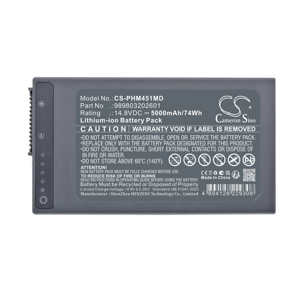 Baterie compatibil cu Phillips CS-PHM451MD