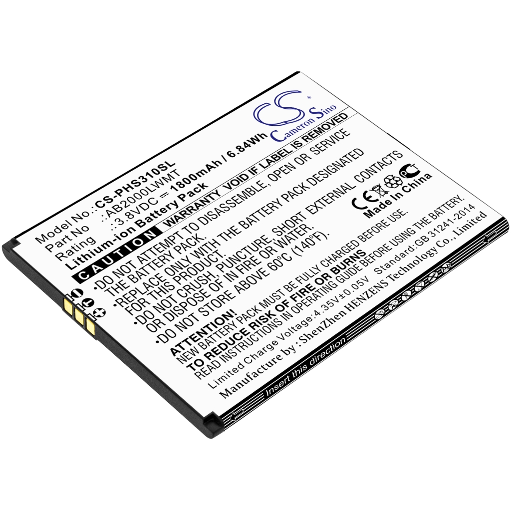 Baterie telefon mobil Philips Xenium CTS310X (CS-PHS310SL)