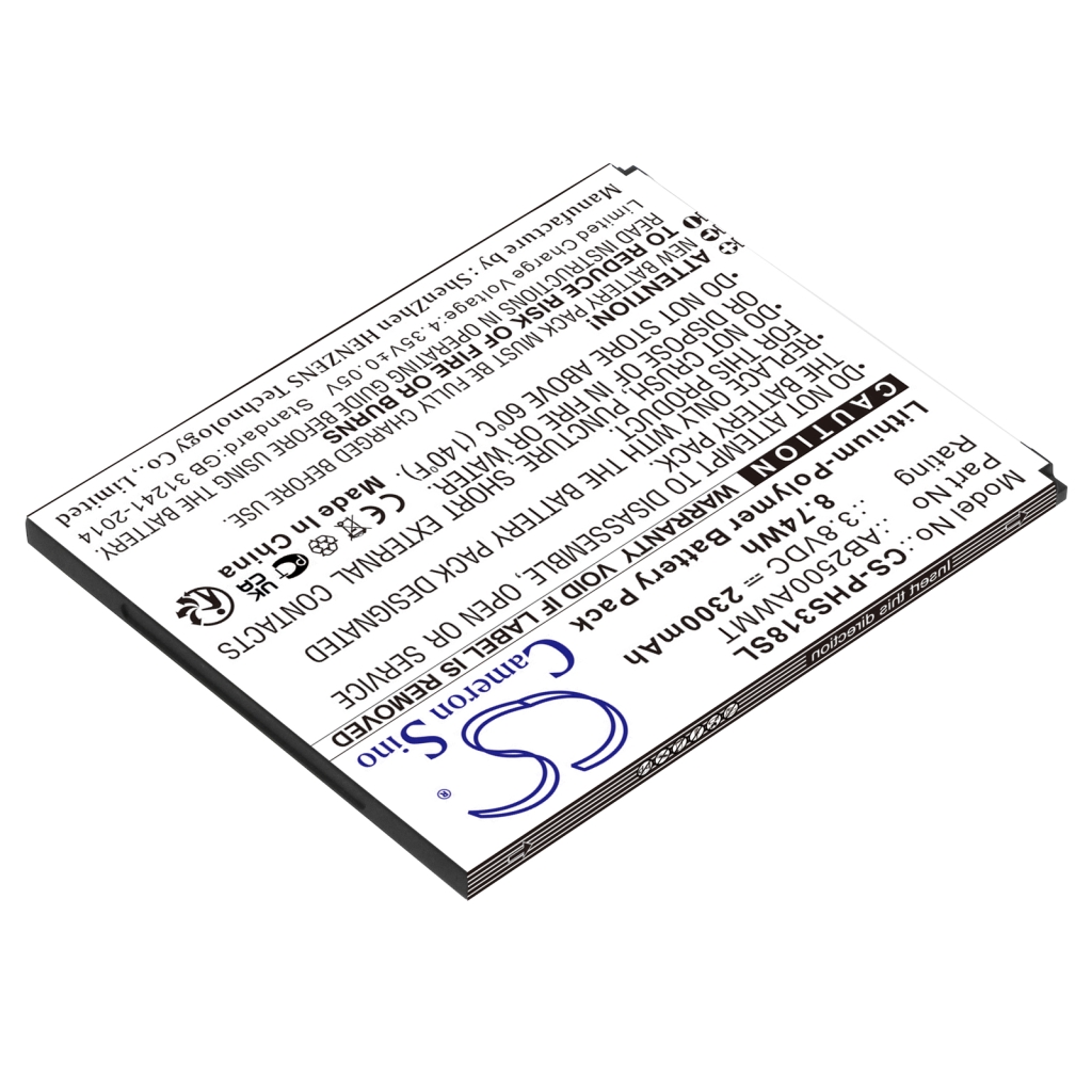 Înlocuire compatibilă pentru bateria Philips AB2500AWMT