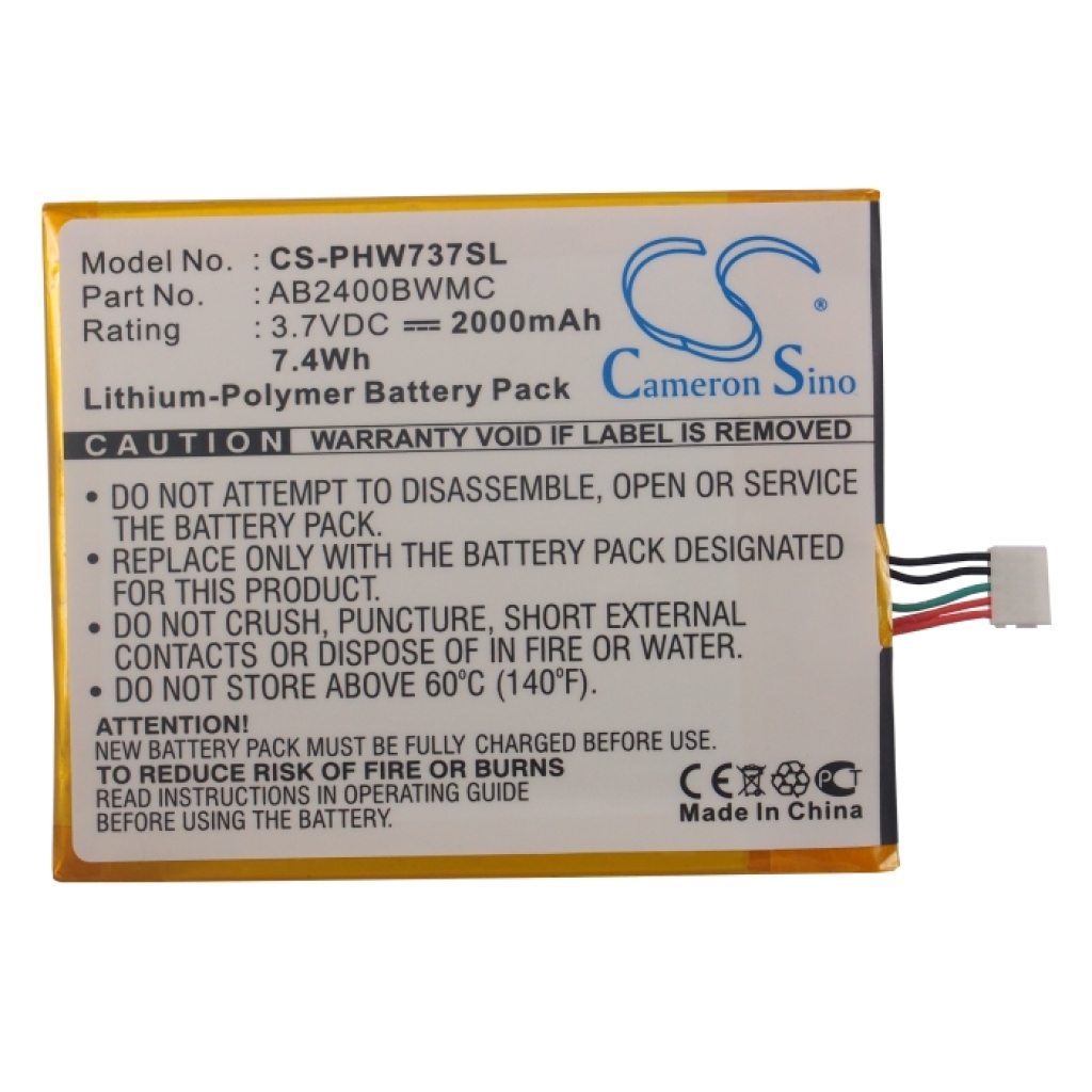 Baterie telefon mobil Philips CTW737NAY (CS-PHW737SL)