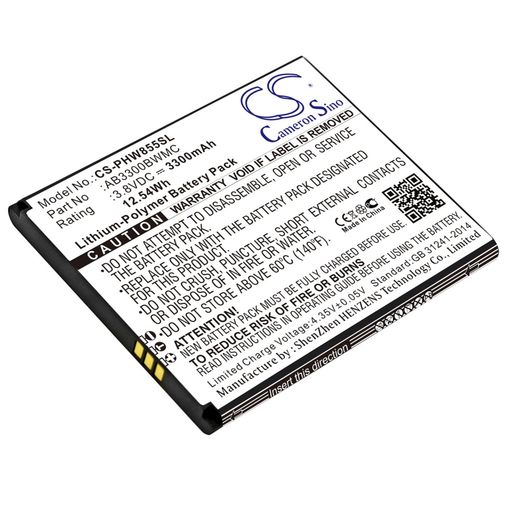 Înlocuire compatibilă pentru bateria Philips AB3300BWMC