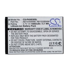 Înlocuire compatibilă pentru bateria Philips AB1530AWM,AB1530BWM