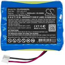 Înlocuire compatibilă pentru bateria Peaktech 301-62-412