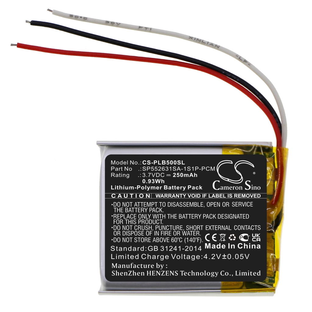 Înlocuire compatibilă pentru bateria Plantronics SP552631SA-1S1P-PCM