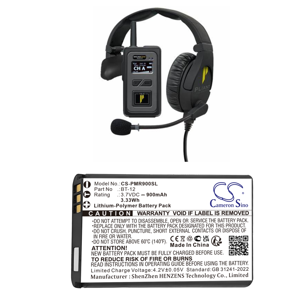 Pliant MicroCom XR900 all-in-one headset