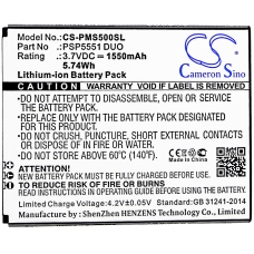 Înlocuire compatibilă pentru bateria Prestigio PSP5551 DUO