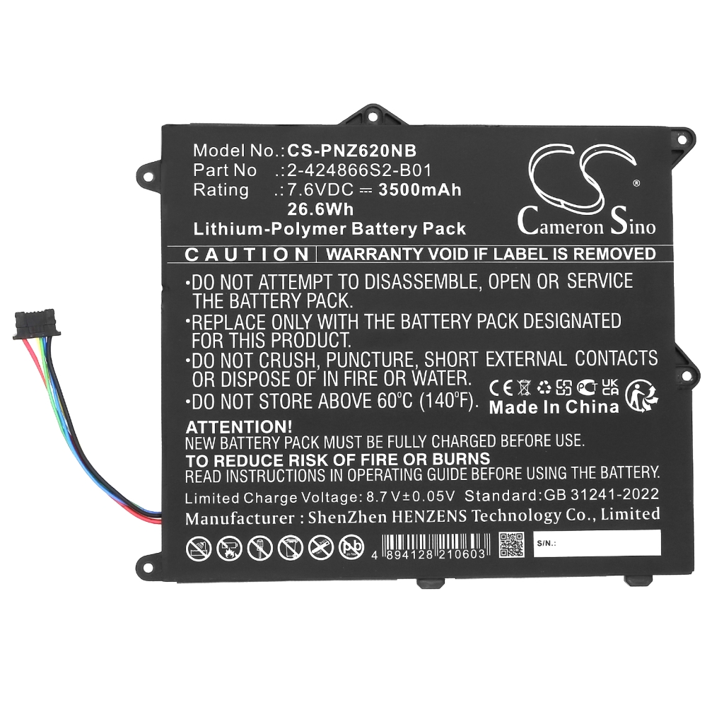 Înlocuire compatibilă pentru bateria Panasonic 2-424866S2-B01