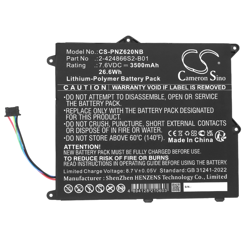 Notebook battery Panasonic CF-XZ6L