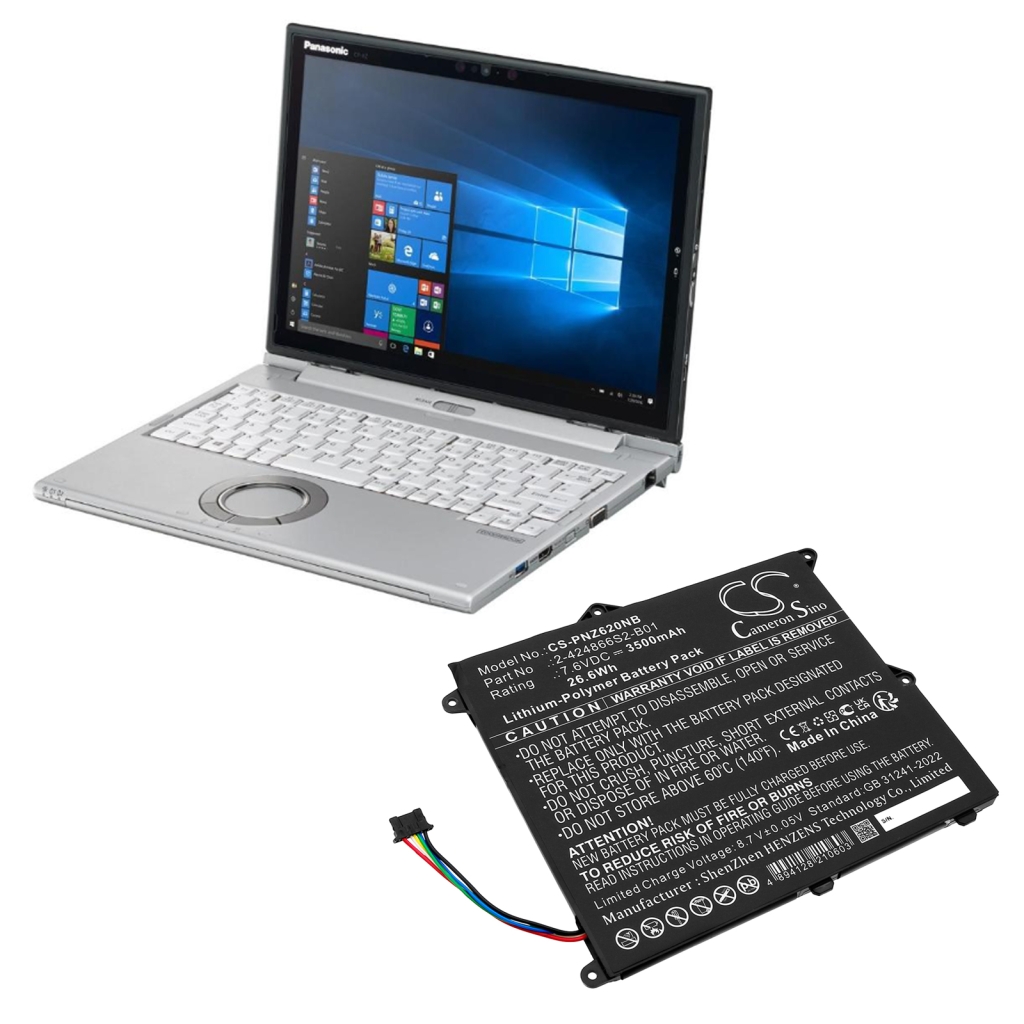 Înlocuire compatibilă pentru bateria Panasonic 2-424866S2-B01