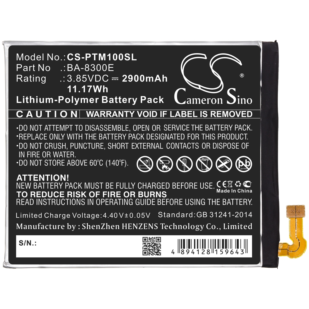 Înlocuire compatibilă pentru bateria Pantech BA-8300E