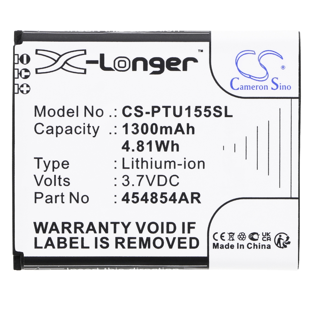 Înlocuire compatibilă pentru bateria Panasonic 454854AR,454854AR-E