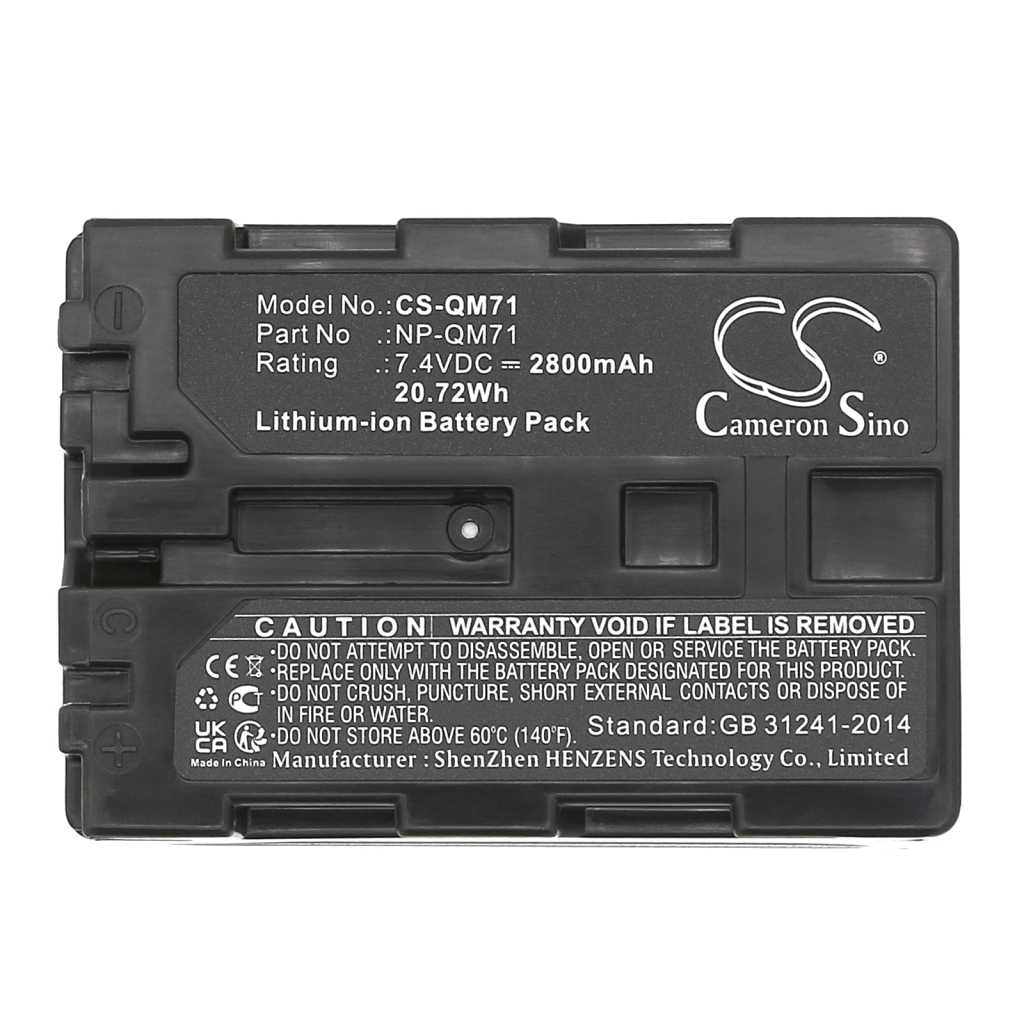 Battery Replaces NP-QM70