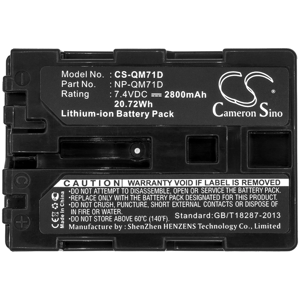 Camera Battery Sony DCR-DVD100E