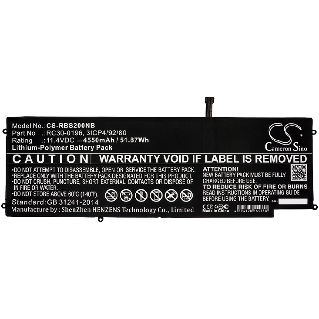 Baterii pentru laptop Razer RZ09-01962W52 (CS-RBS200NB)