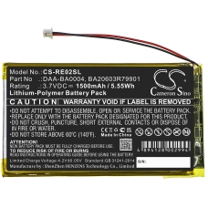 Înlocuire compatibilă pentru bateria CREATIVE BA20603R79901,DAA-BA0004