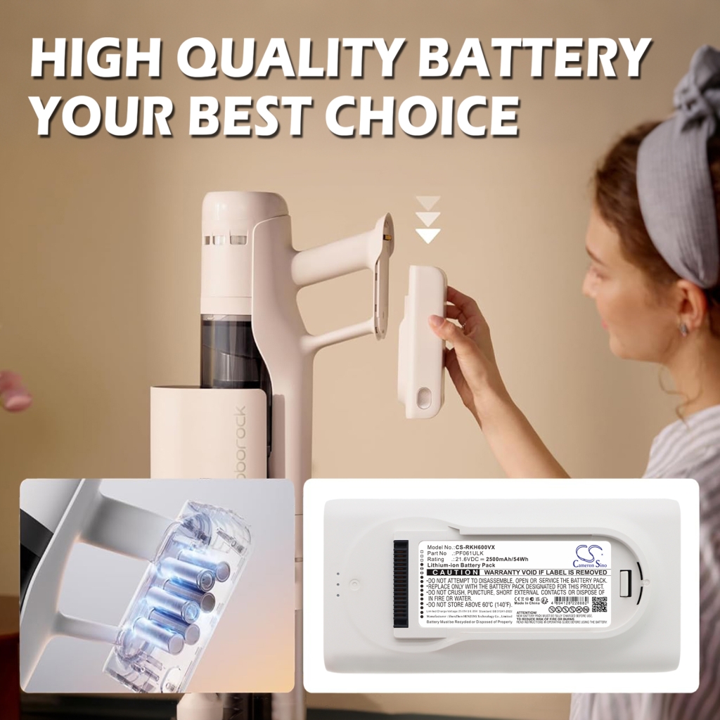 Battery for Roborock H60 Hub