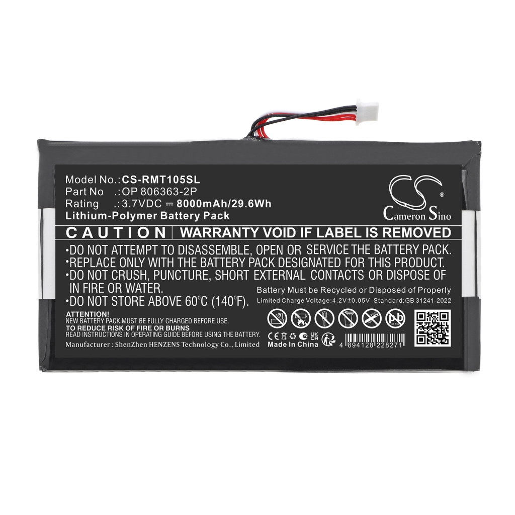 Baterie compatibil cu Rand mcnally CS-RMT105SL