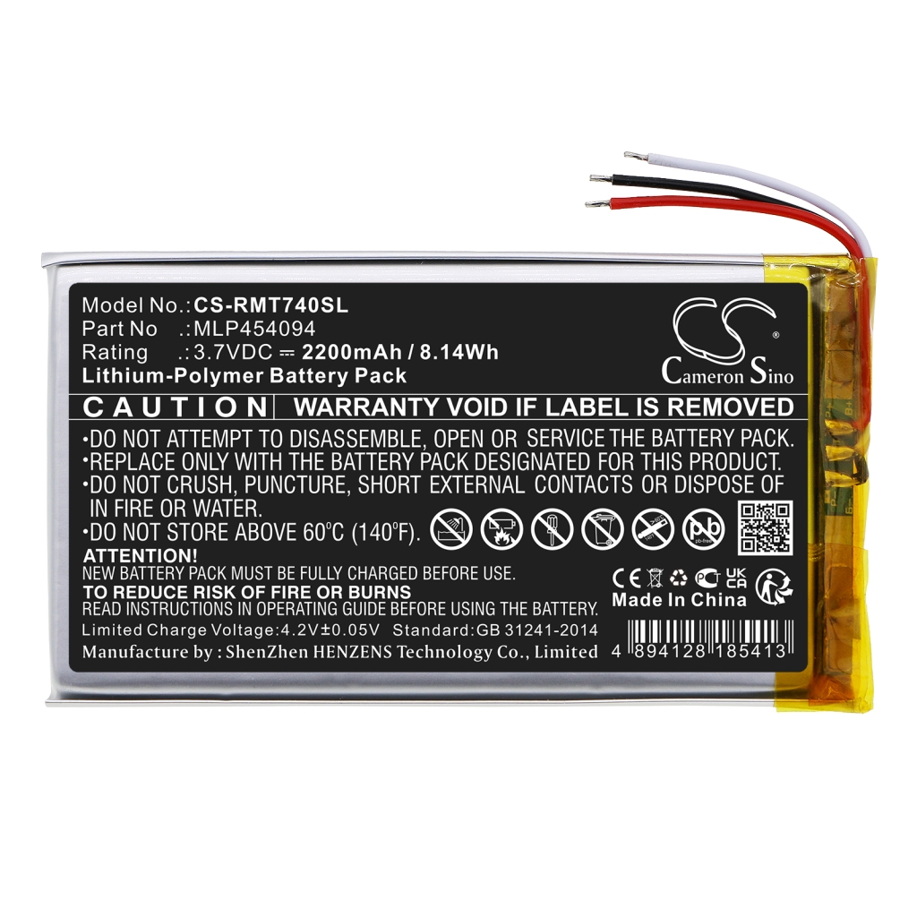 Baterii Baterie GPS, Navigator CS-RMT740SL