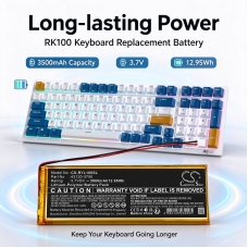 Compatible battery replacement for Royal Kludge 43120-3750