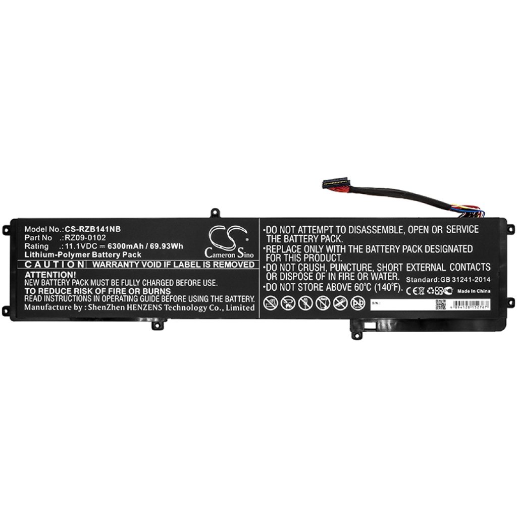 Baterii pentru laptop Razer RZ09-01161R32 (CS-RZB141NB)