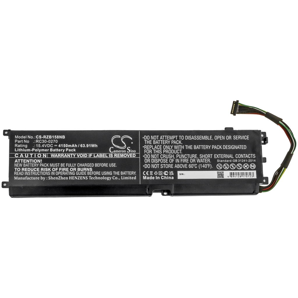 Baterii pentru laptop Razer Blade 15 GTX 1660 Ti (CS-RZB158NB)