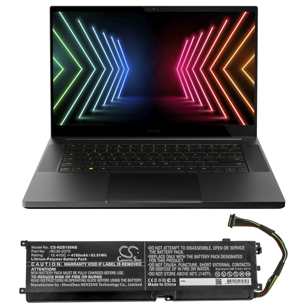 Baterii pentru laptop Razer Blade 15 GTX 1660 Ti (CS-RZB158NB)
