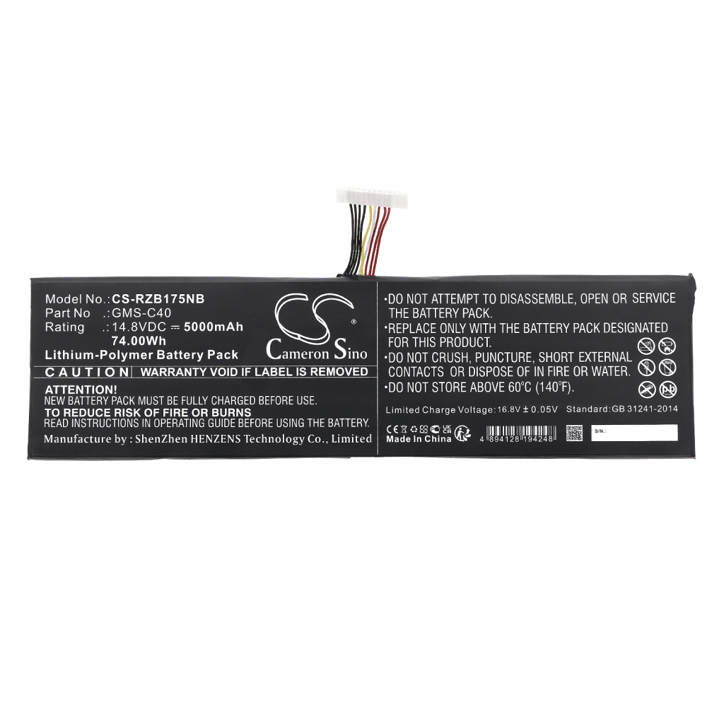 Baterii pentru laptop Razer CS-RZB175NB