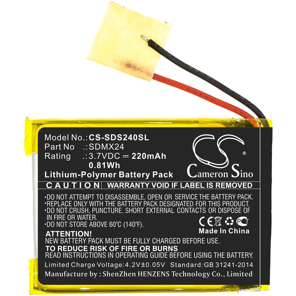 Baterie MP3, MP4, PMP SanDisk CS-SDS240SL