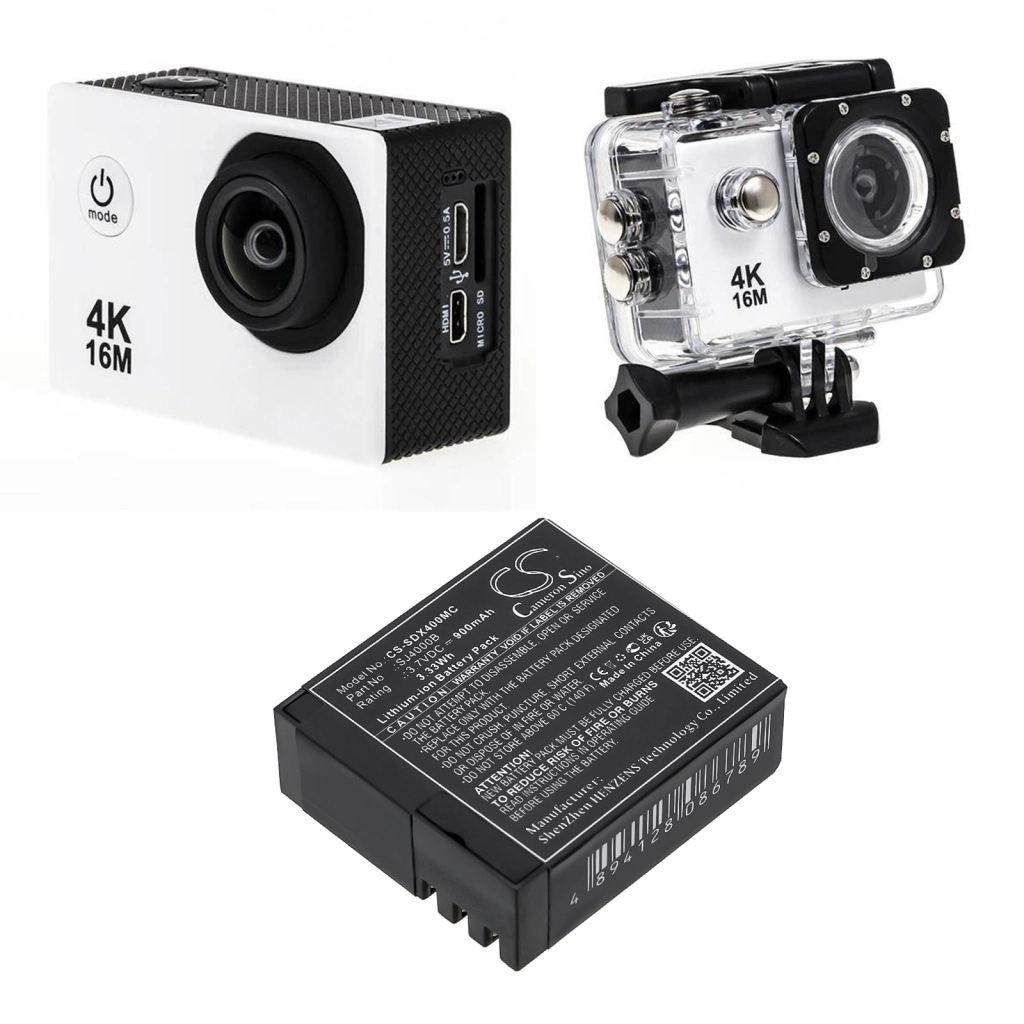 Camera Battery Eken CS-SDX400MC