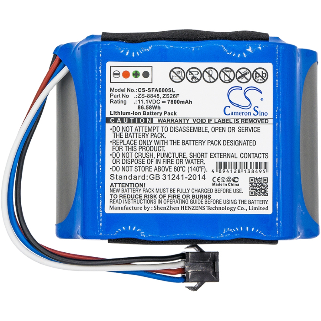 Înlocuire compatibilă pentru bateria Signal fire ZS-8848,ZS26F