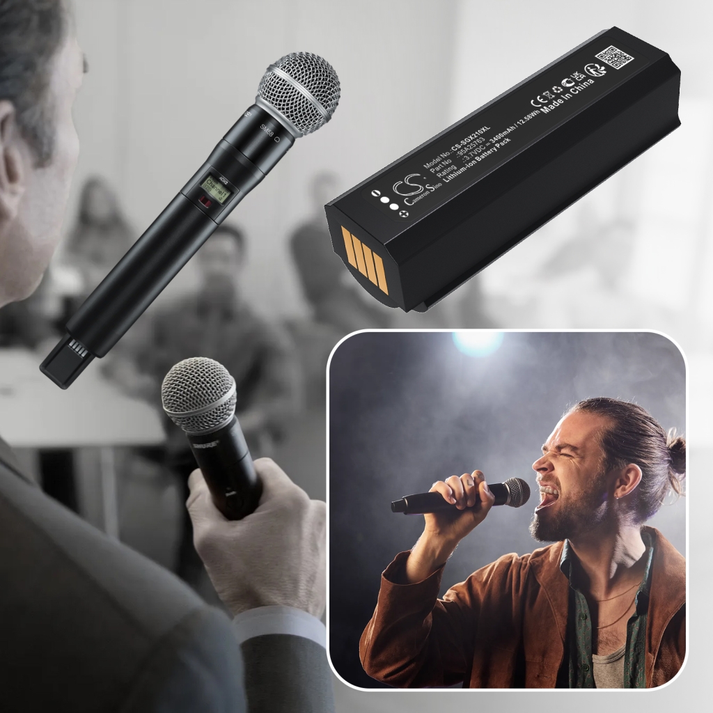 Baterie microfon Shure CS-SGX210XL