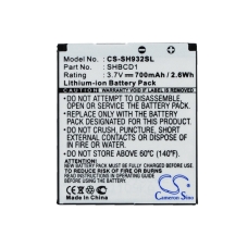 Înlocuire compatibilă pentru bateria Sharp SHBCD1