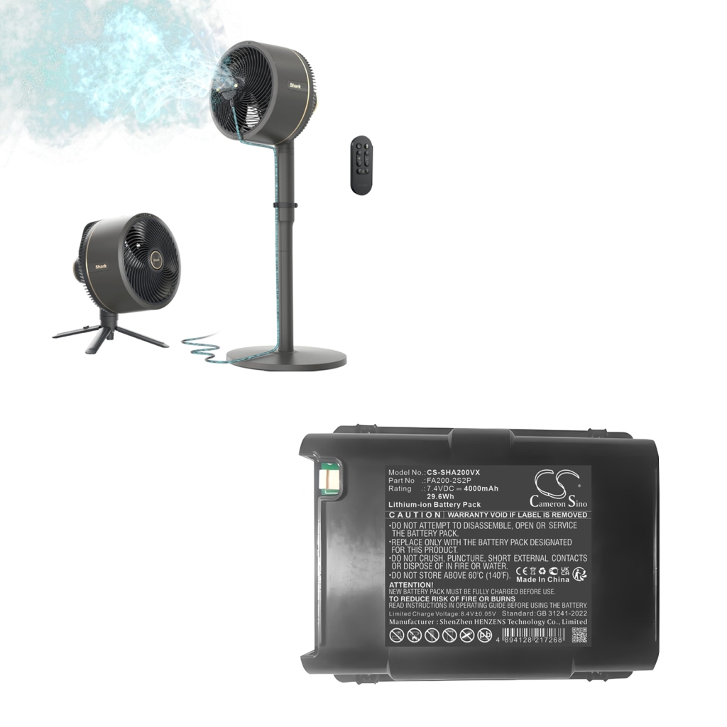 Baterie casă inteligentă Shark FlexBreeze Fan (CS-SHA200VX)