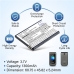 Baterii compatibil cu SPC Jasper 2 4G 2316N 2327N CS-SJN231SL