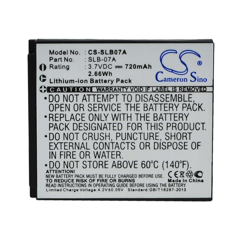 Înlocuire compatibilă pentru bateria Samsung SLB-07A
