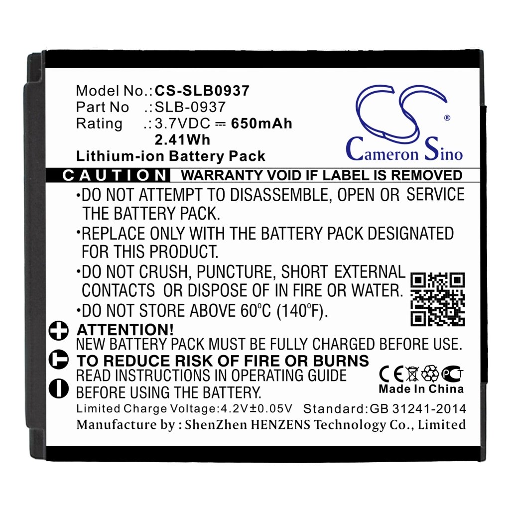 Înlocuire compatibilă pentru bateria Samsung SLB-0937
