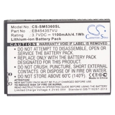 Înlocuire compatibilă pentru bateria Samsung EB454357VA,EB454357VU